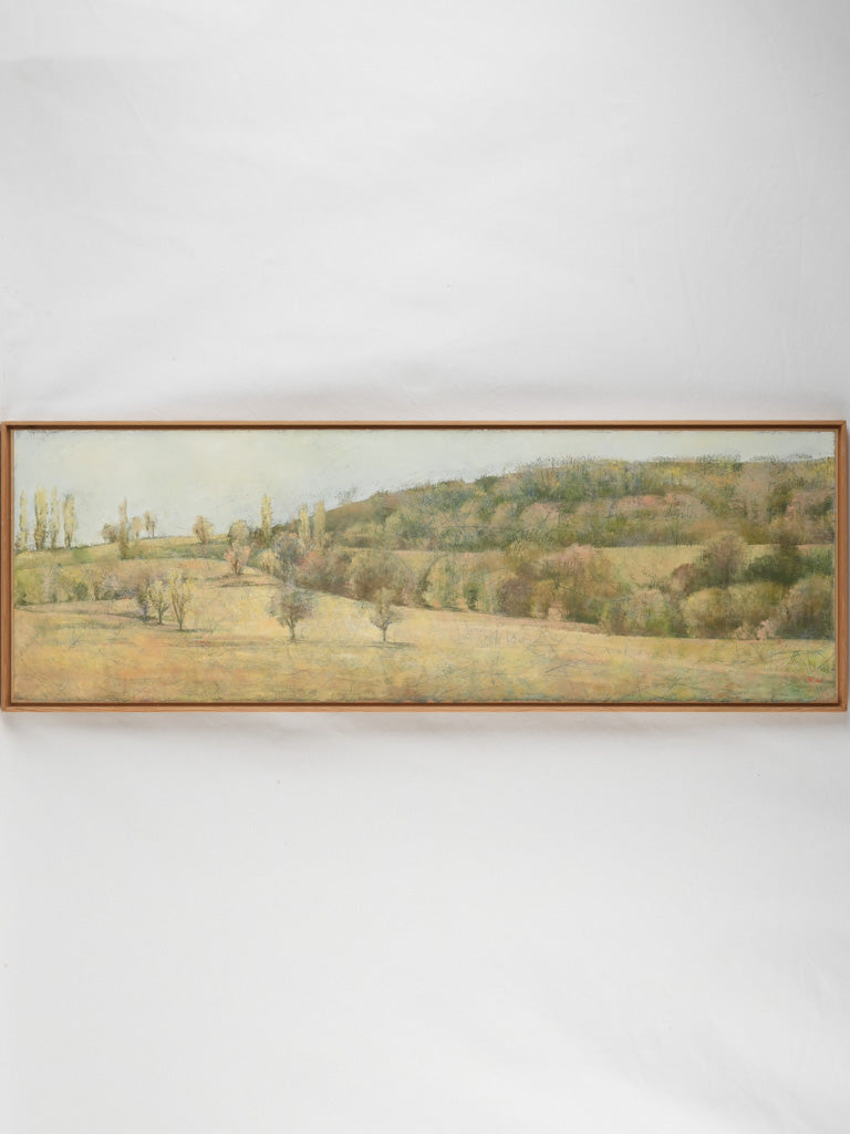 Exquisite panoramic landscape oil painting