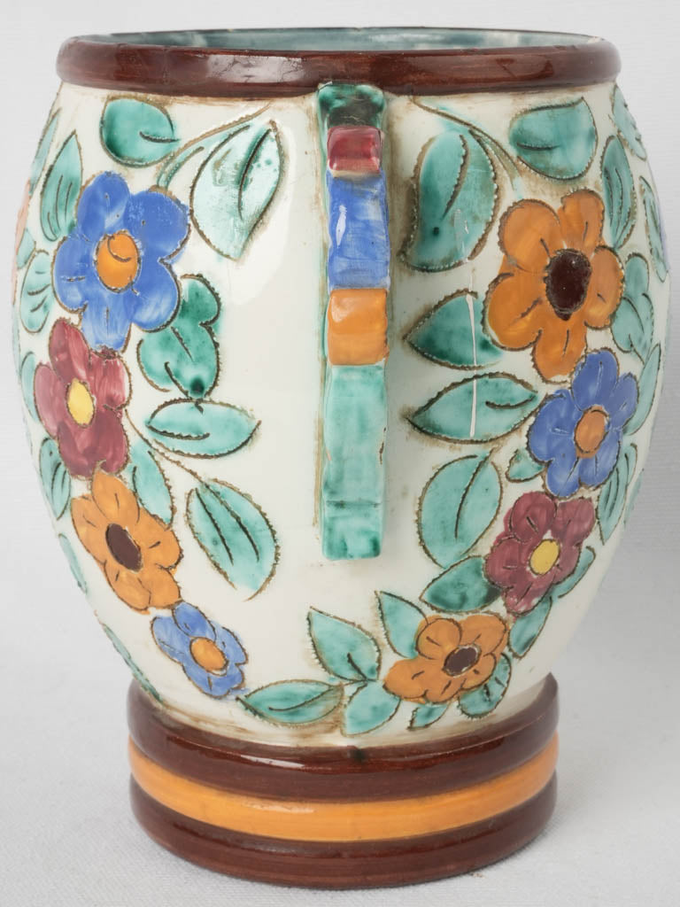 Elegant handcrafted ceramic flower vase