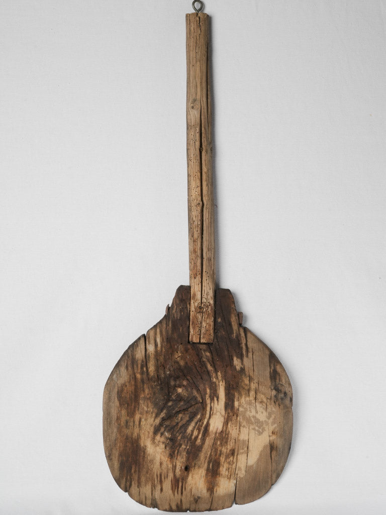 Antique wooden rustic pizza paddle