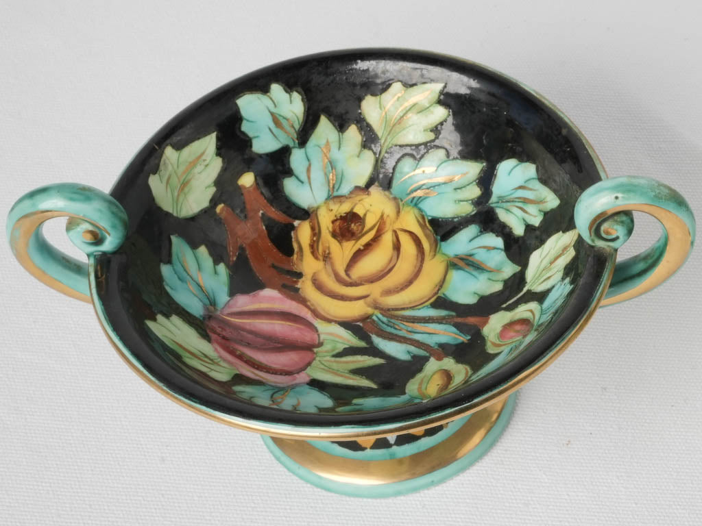 1950s Cerart Monaco Artisanal Footed Bowl