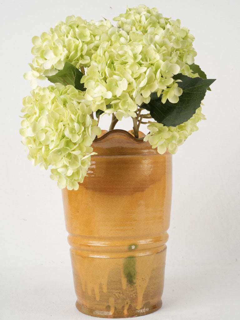 Rustic French ceramic vase  