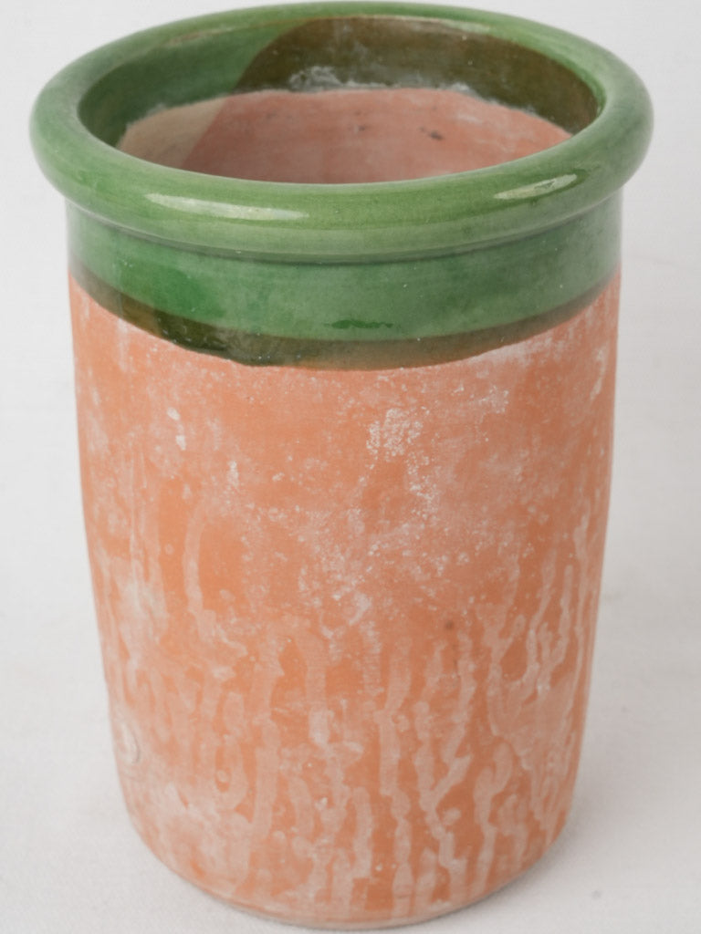 Eco-friendly green earthenware wine cooler