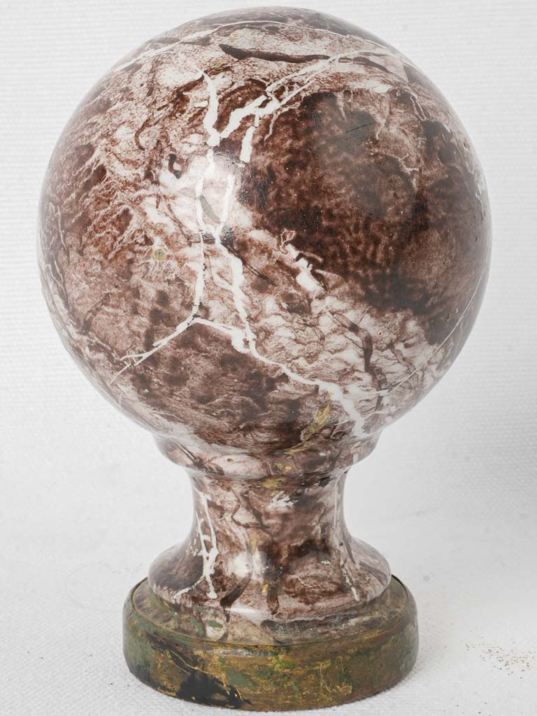 Vintage Purple Marble Balustrade Ball