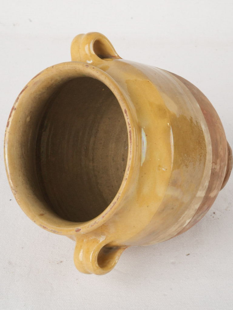 Authentic glazed and unglazed jar