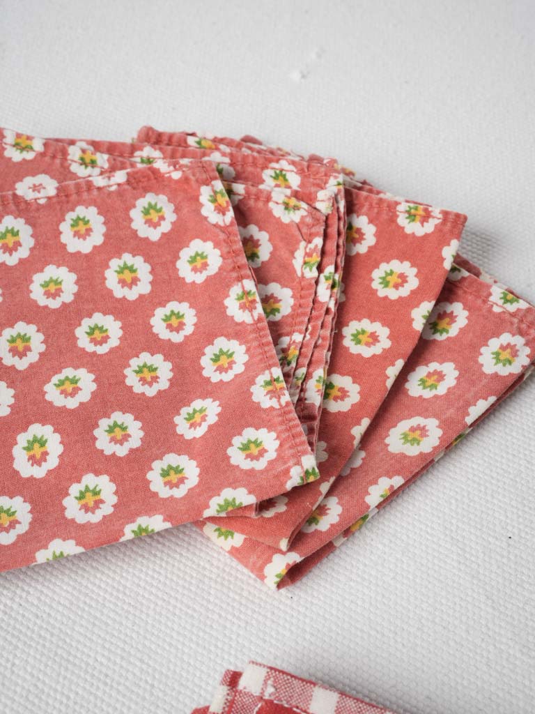 Rustic French countryside napkins