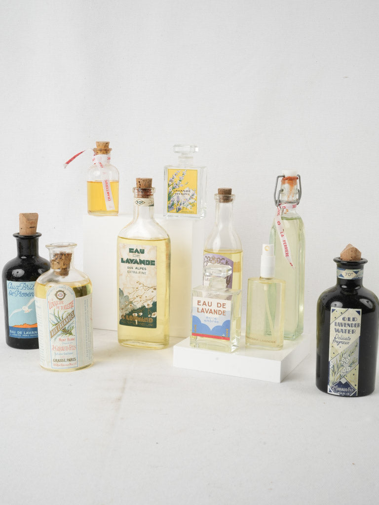 Antique Lavender Water Bottle Collection