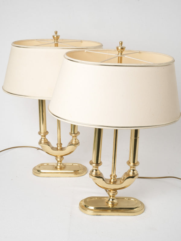 Elegant French gold light fixtures