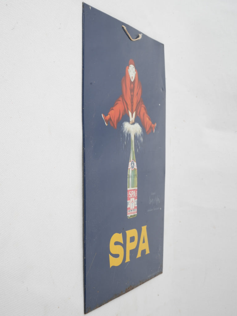 Aged Original Enamel Spa Sign