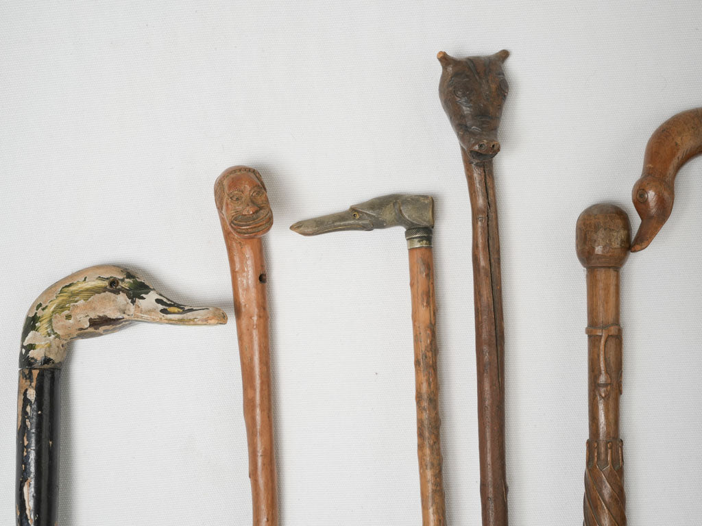 Unique, traditional French walking canes