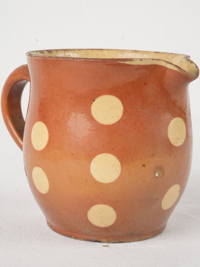 Vintage handmade creamer pottery  