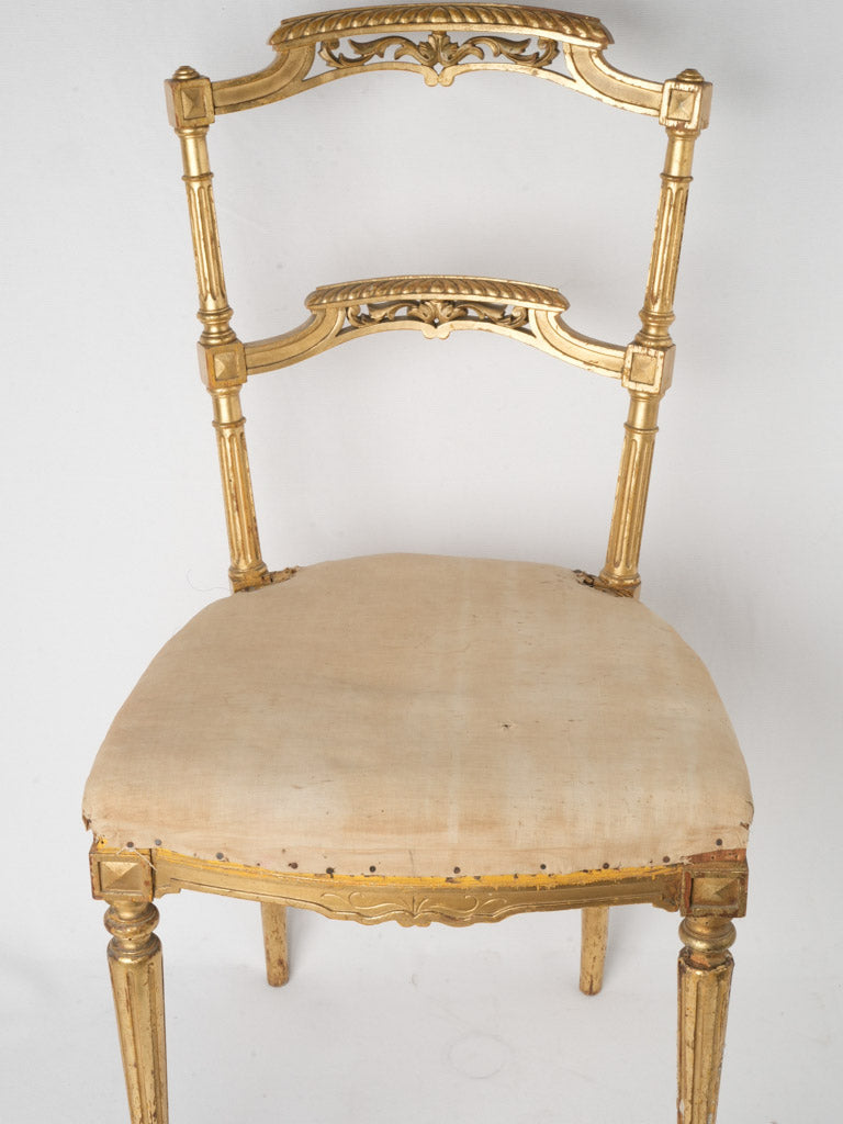 Historic Louis XVI Giltwood Chair