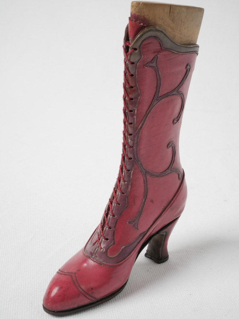 Distinguished vintage French lady's boot