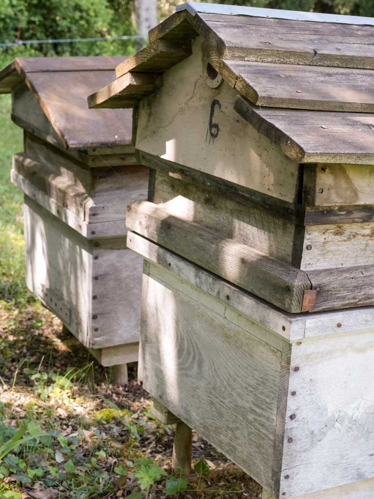 Historic, traditional, rustic beehive decor