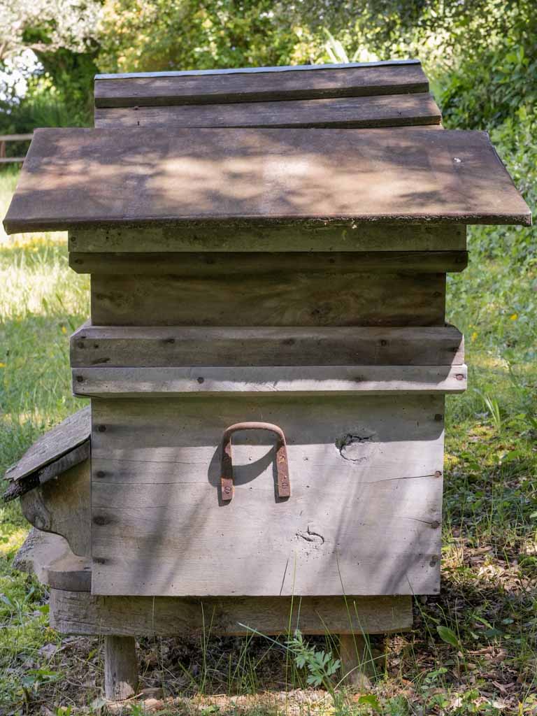 Unique, vintage, rustic beehive decor