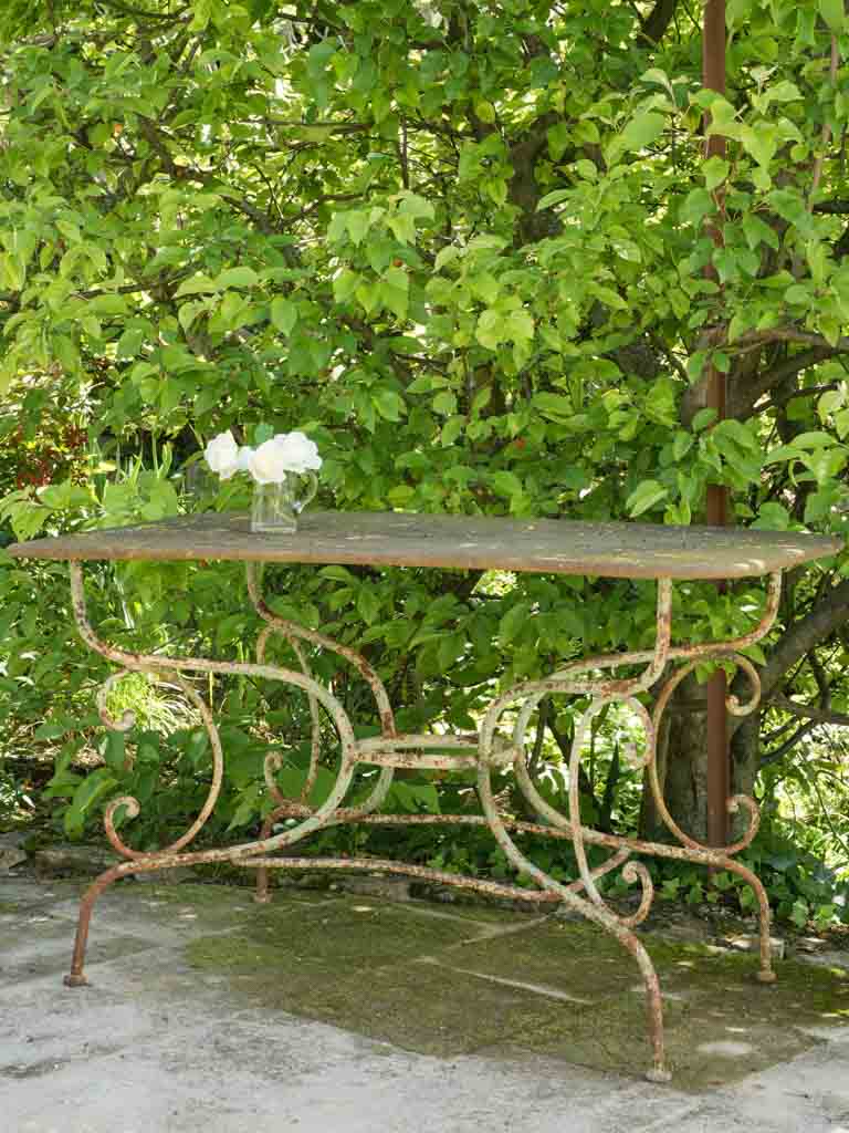 Charming, vintage wrought iron furniture