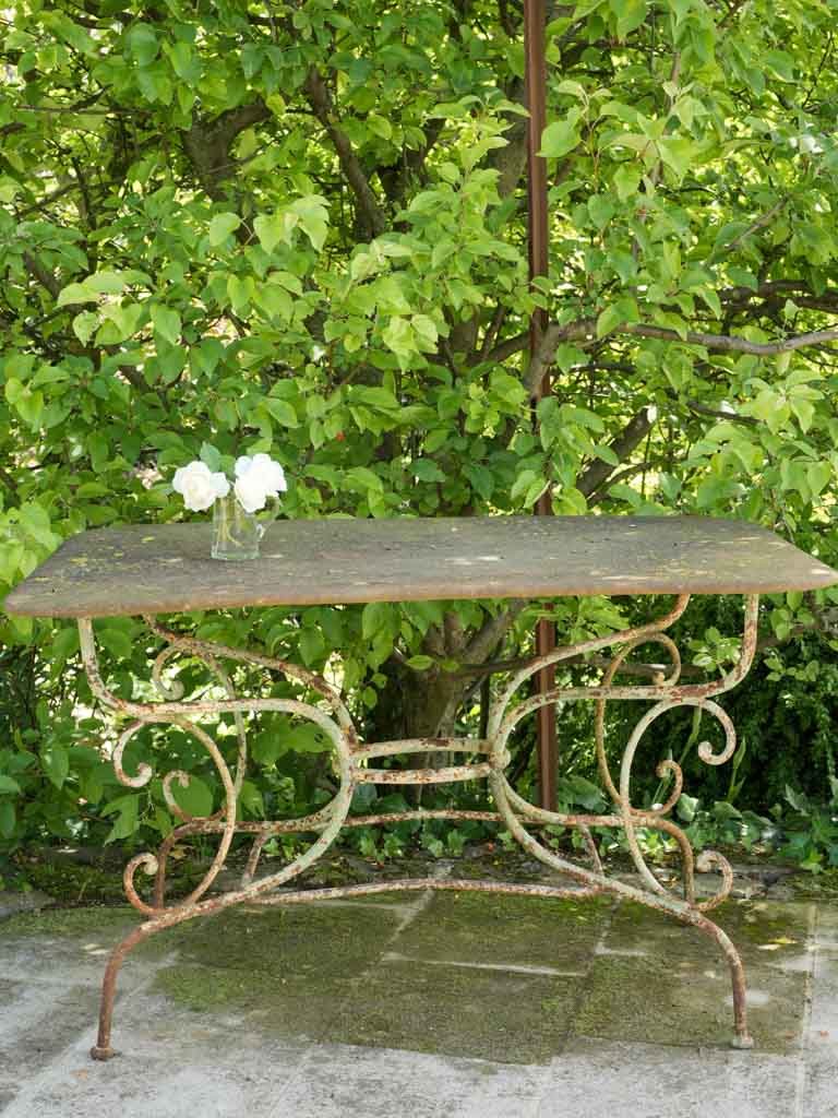 Charming, antique wrought iron table