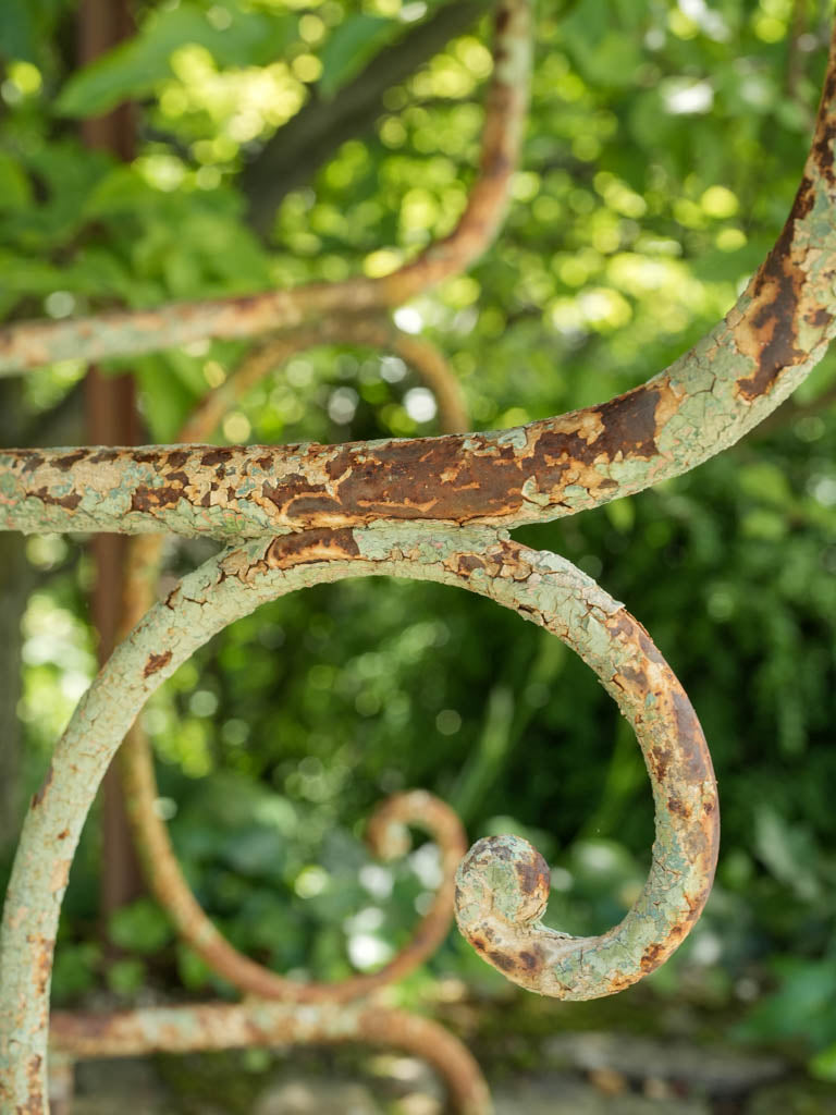 Vintage, rustic outdoor dining table