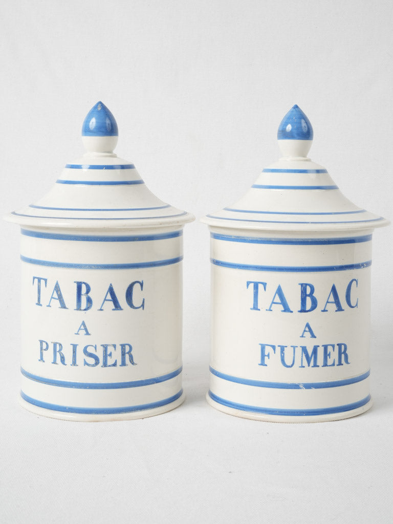 Classic 19th-century faience containers