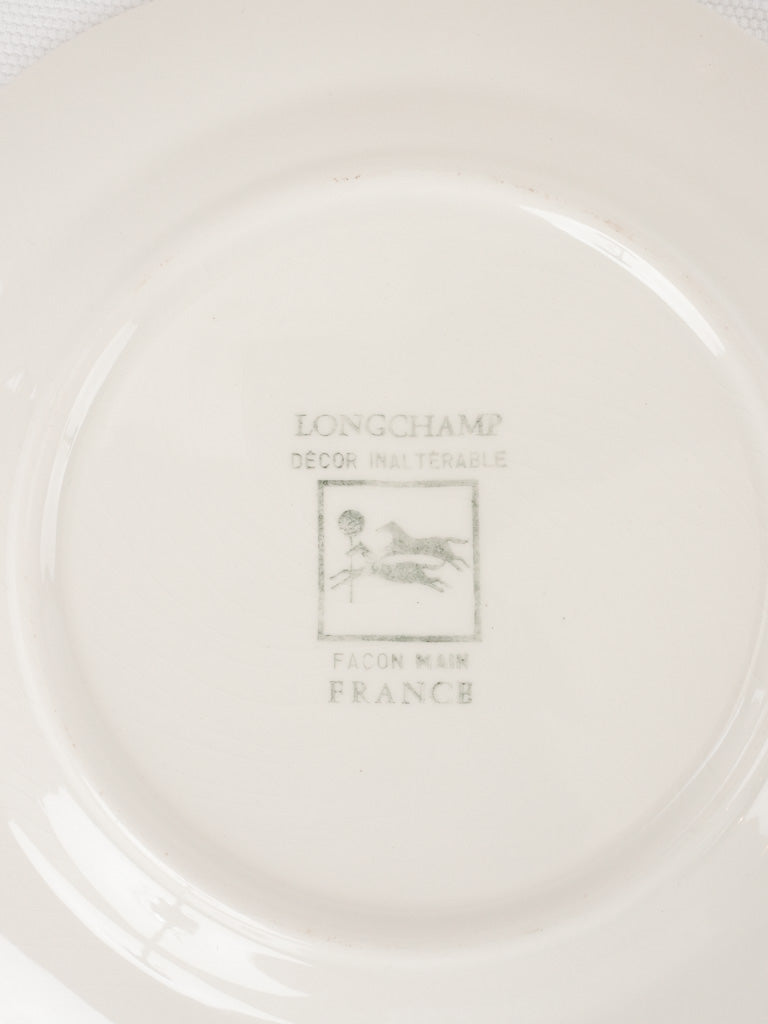 Set of 6 hot air balloon channel Crossing commemorative plates 7½"