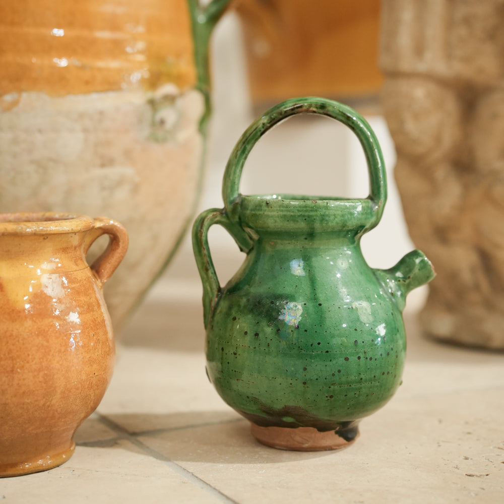 Small vintage French ceramic jar  