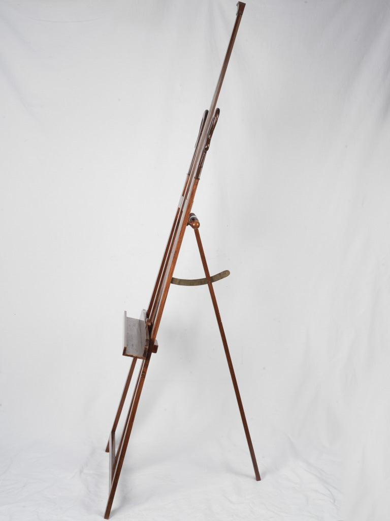 Sophisticated, Restored Mahogany Swan Easel