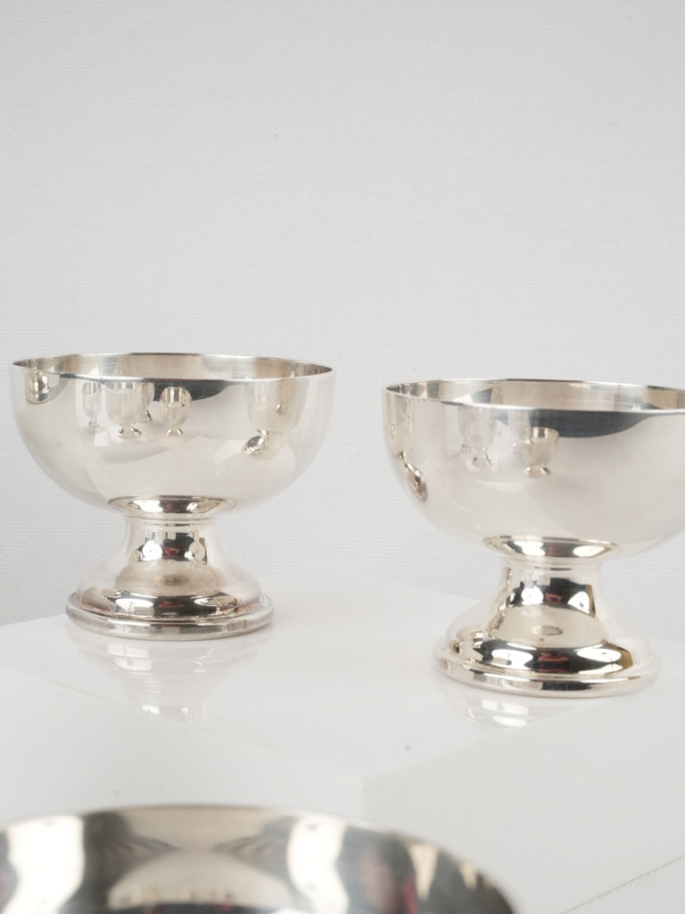 Timeless vintage ice cream goblets