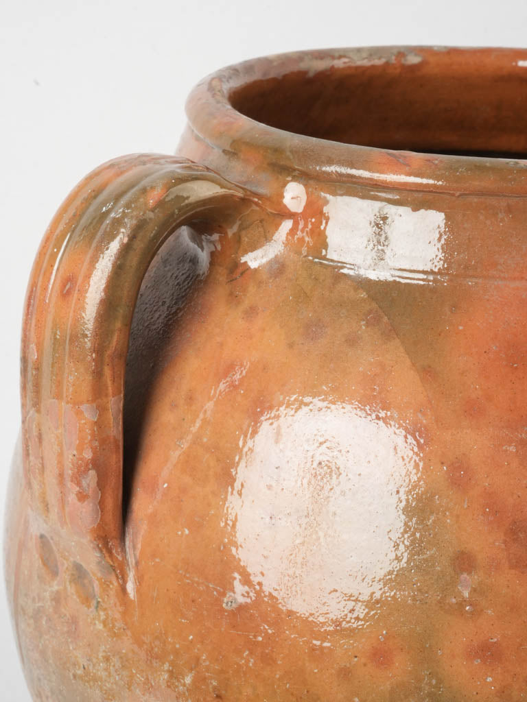 Historic ochre-glazed pouring vessel  