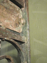 Aged verdigris Art Nouveau wall bracket