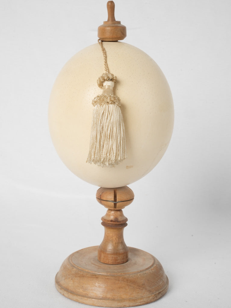 Antique decorative ostrich egg ornament