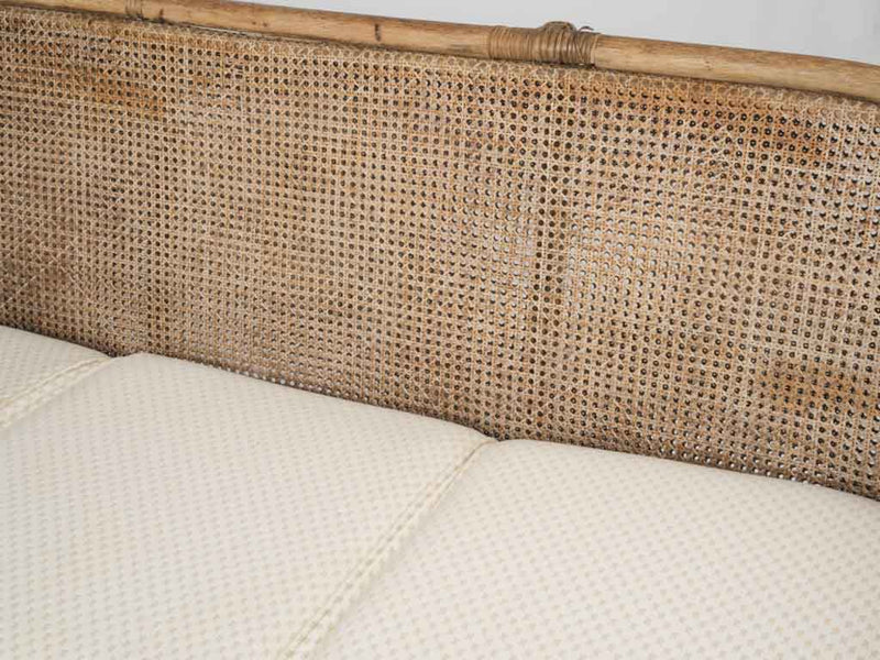 Durable Wicker Three-Seat Sofa