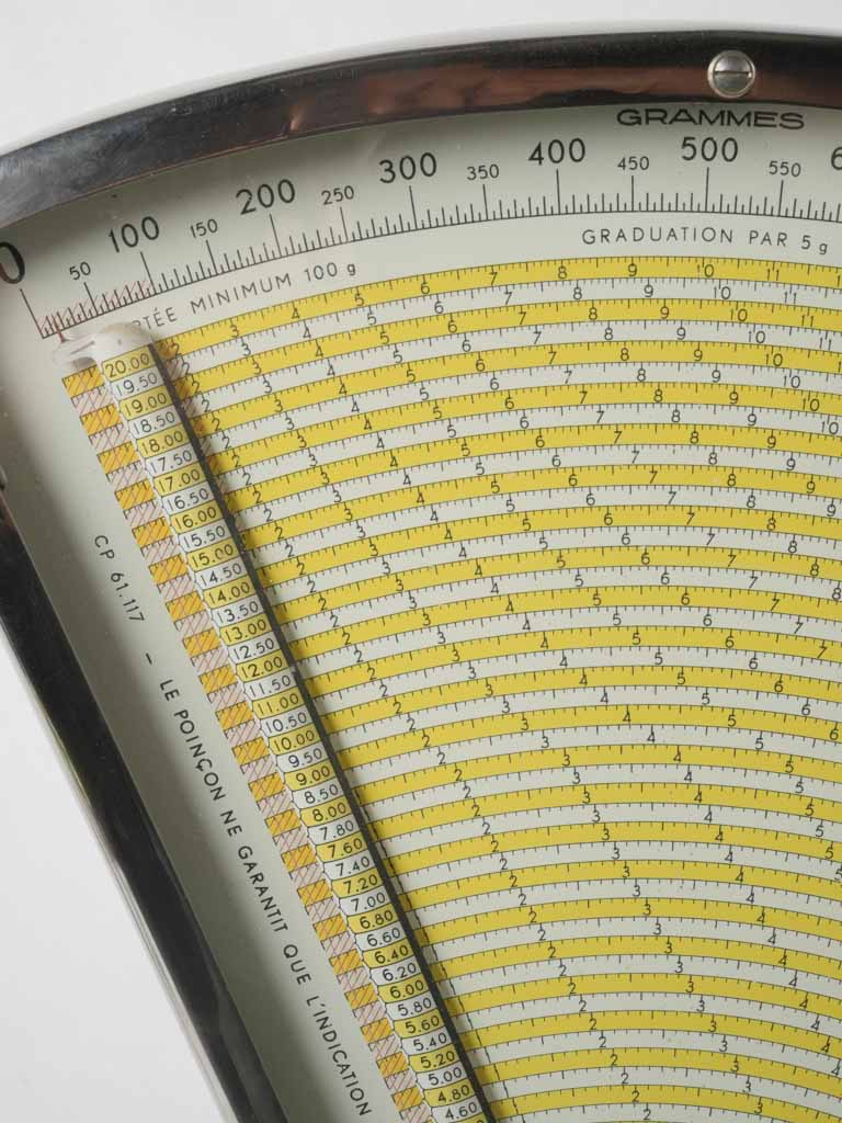 Butcher's mid-century weighted scales