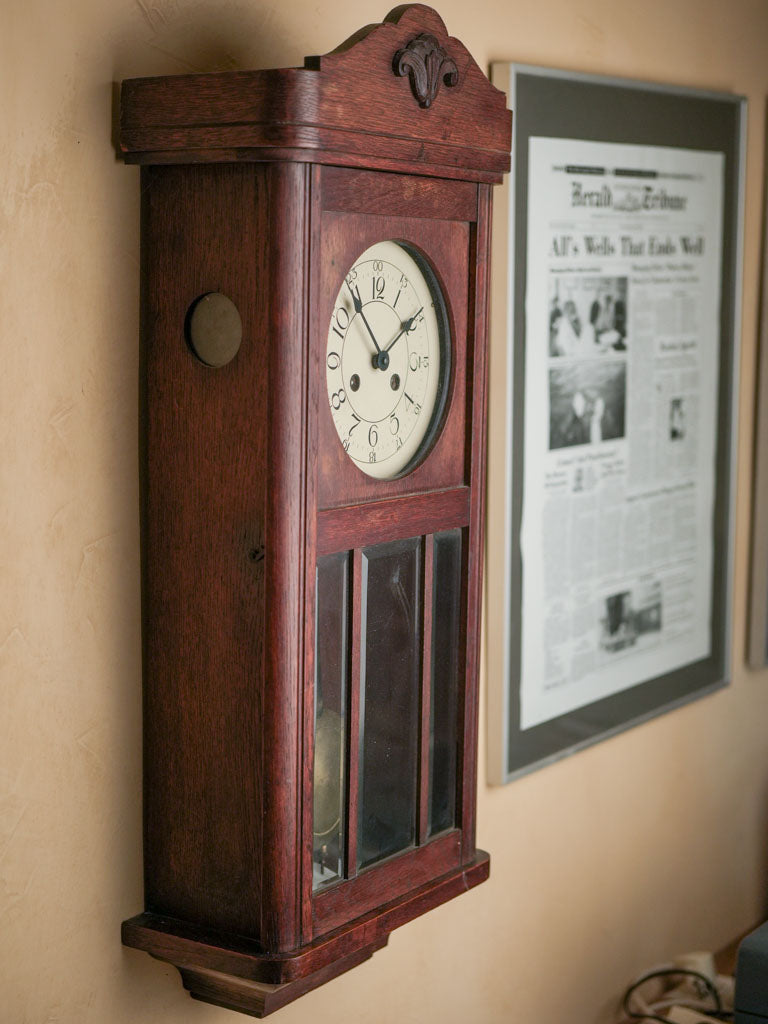 Timeless, ornate wall clock, antique