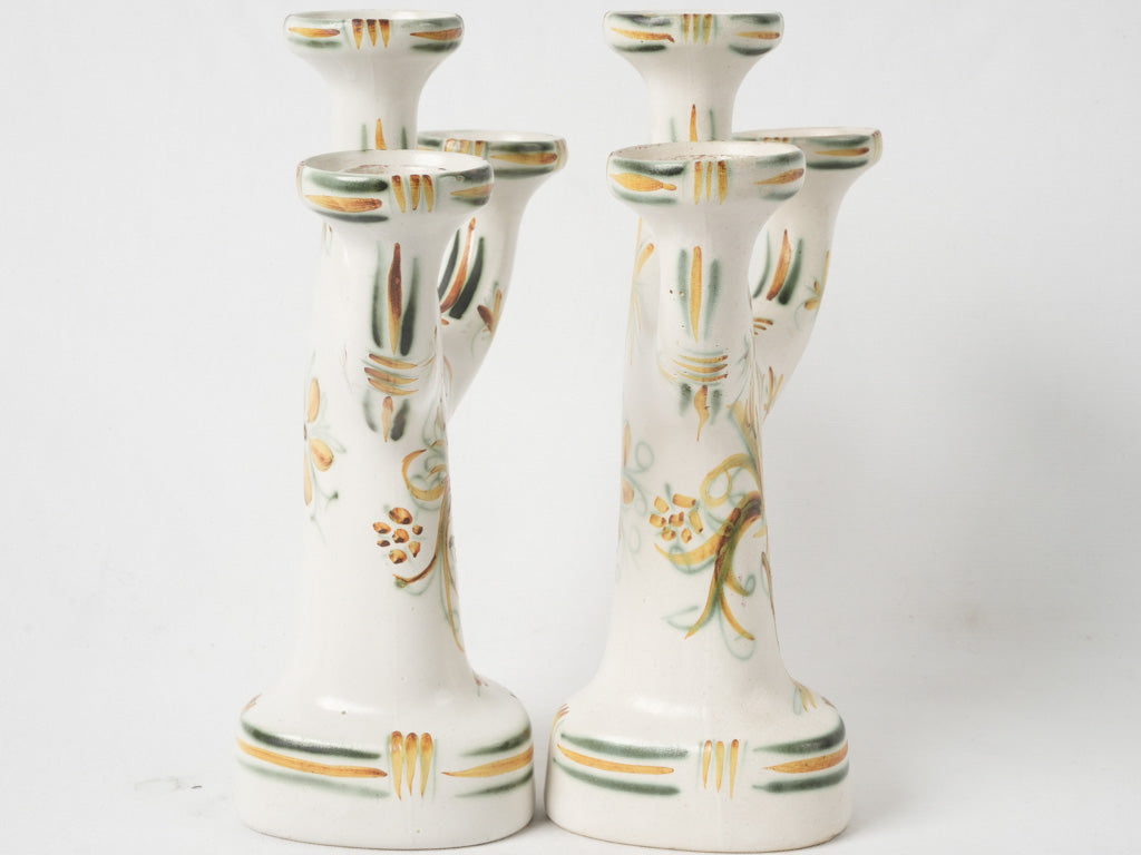 Quaint Breton motif candelabras