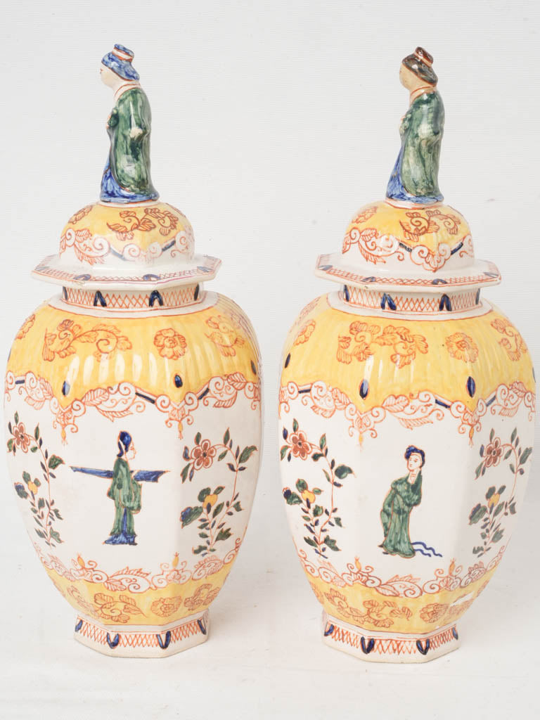 Collectible sculptural antiquities vases