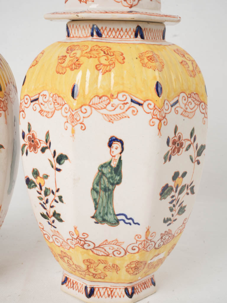 Richly detailed decorative ceramics