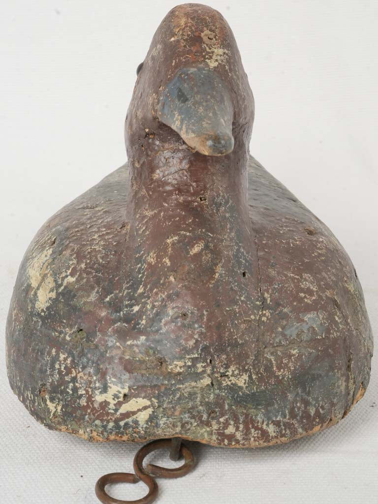 Rustic collectible art duck decoy