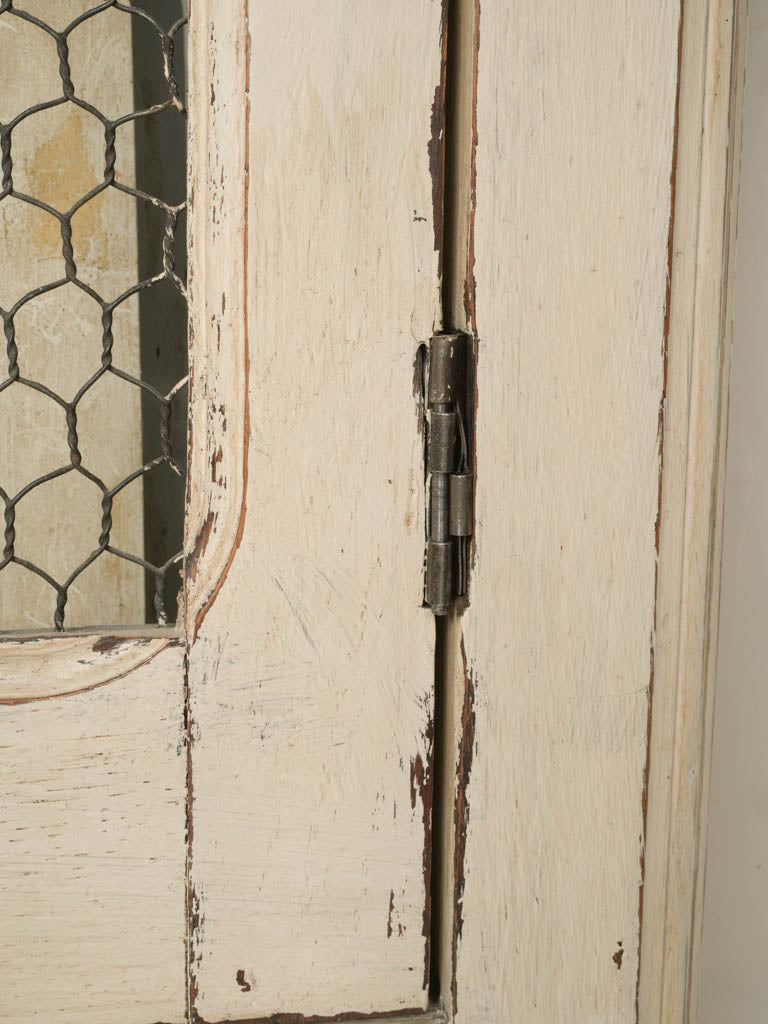 Versatile Antique French Hutch with Beige Patina