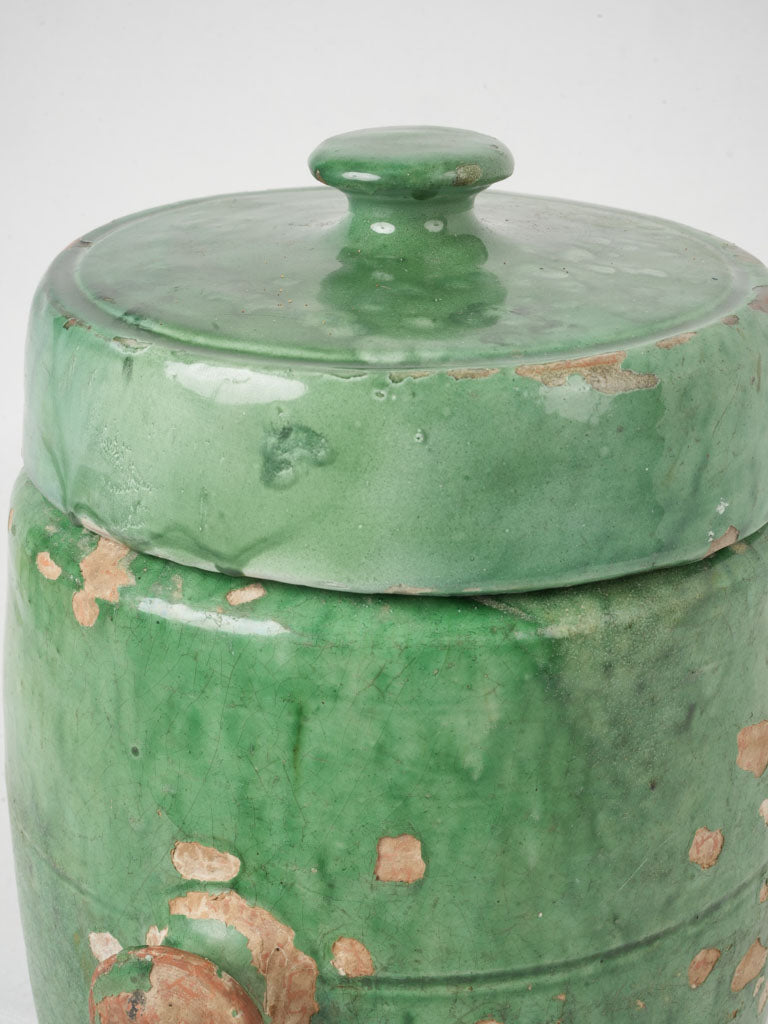 Late 19th-Century green jug  