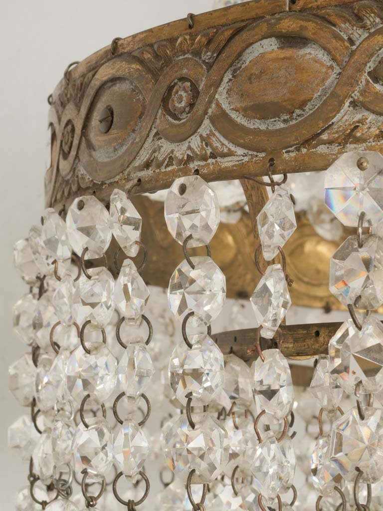 Timeless, 19th-century Empire crystal chandelier