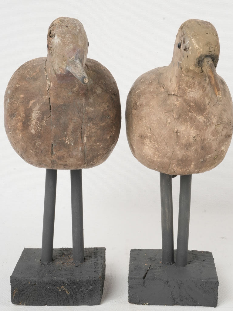 Early 20th-century rustic bird decoys