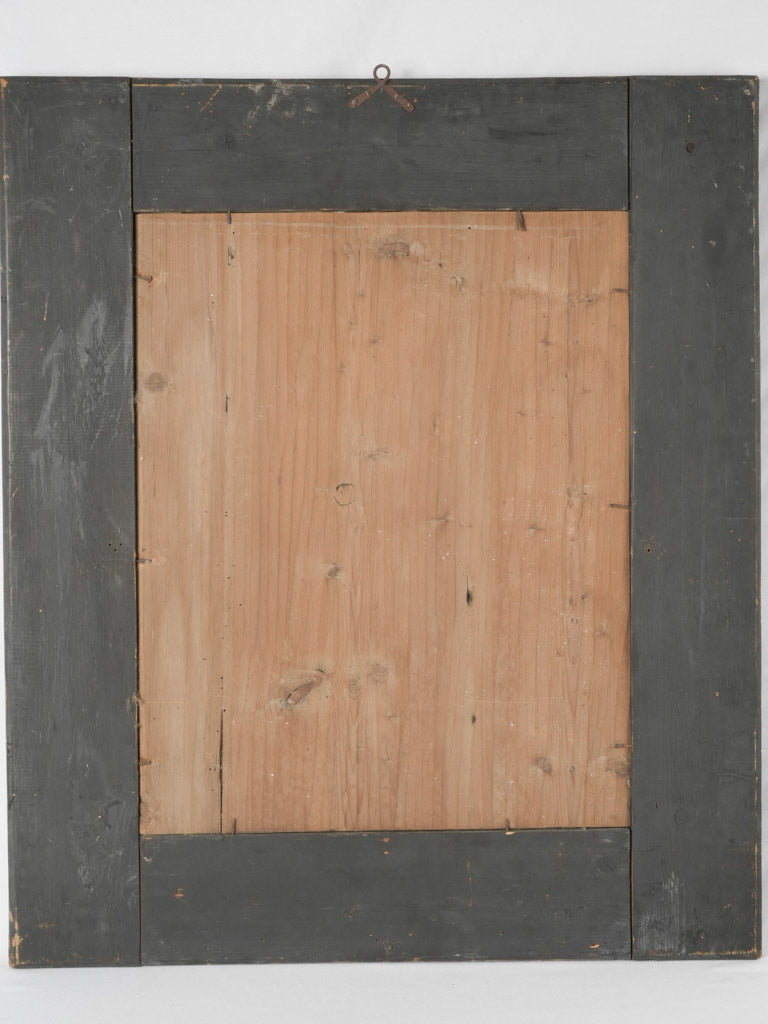 Early-18th century black mirror - rectangular 42½" x 35½"