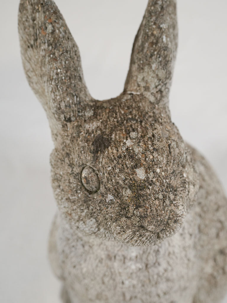 Endearing vintage sitting bunny sculpture