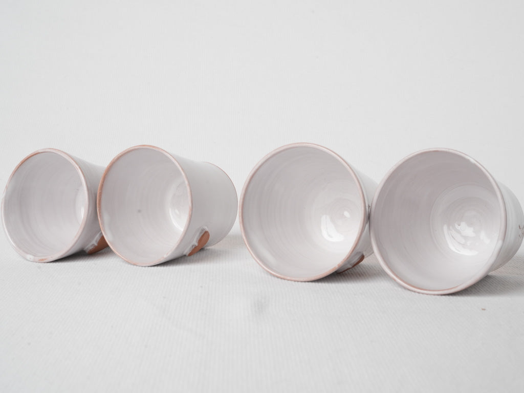 Beautifully handmade terracotta cup collection