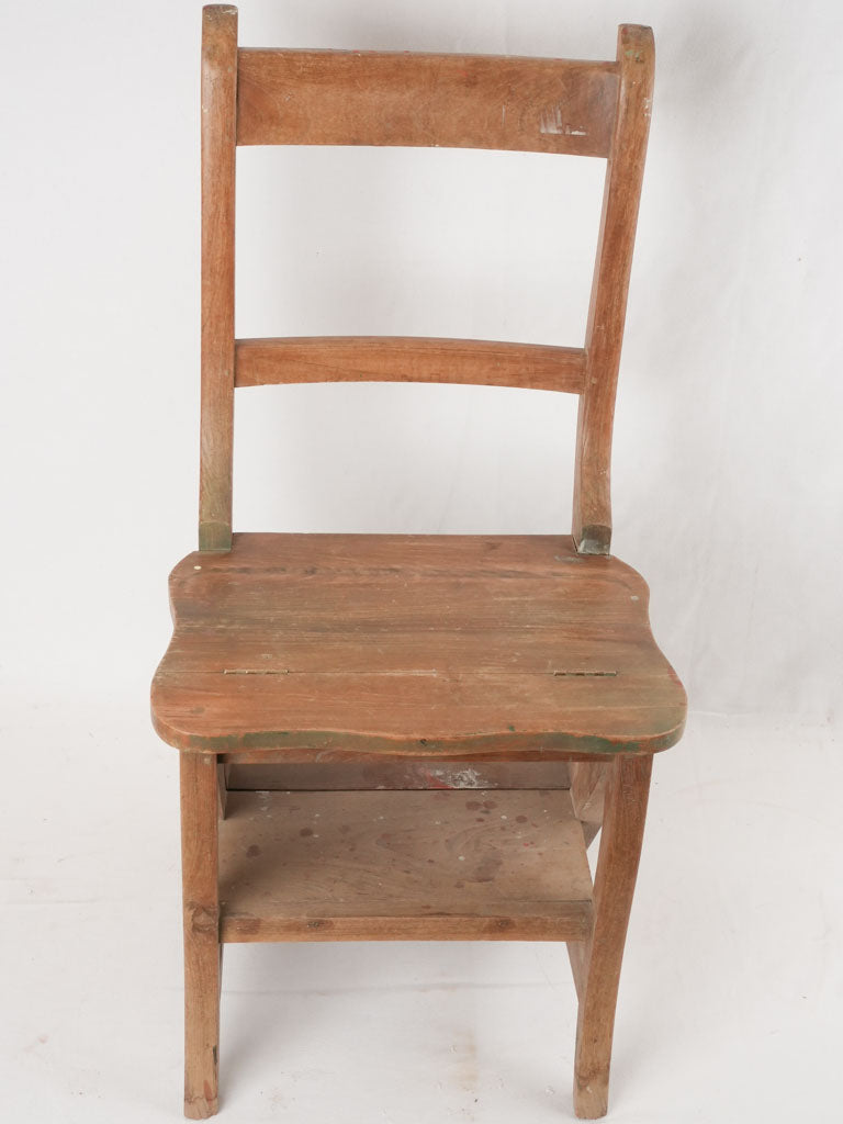 Provincial style convertible chair-ladder