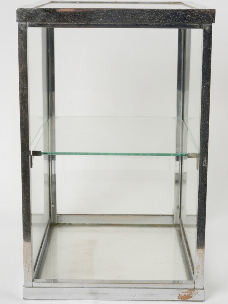 Charming Mid-Century Chrome Shop Display Case