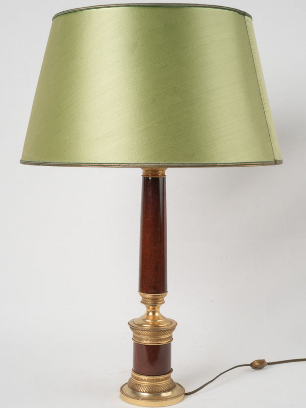 Antique French Empire-Style Mahogany Lamp