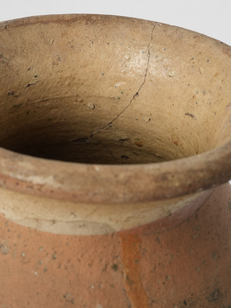 Aged Biot terracotta replica jar