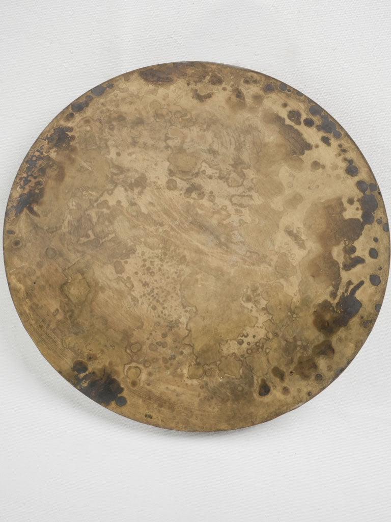 Vintage celestial brass platter