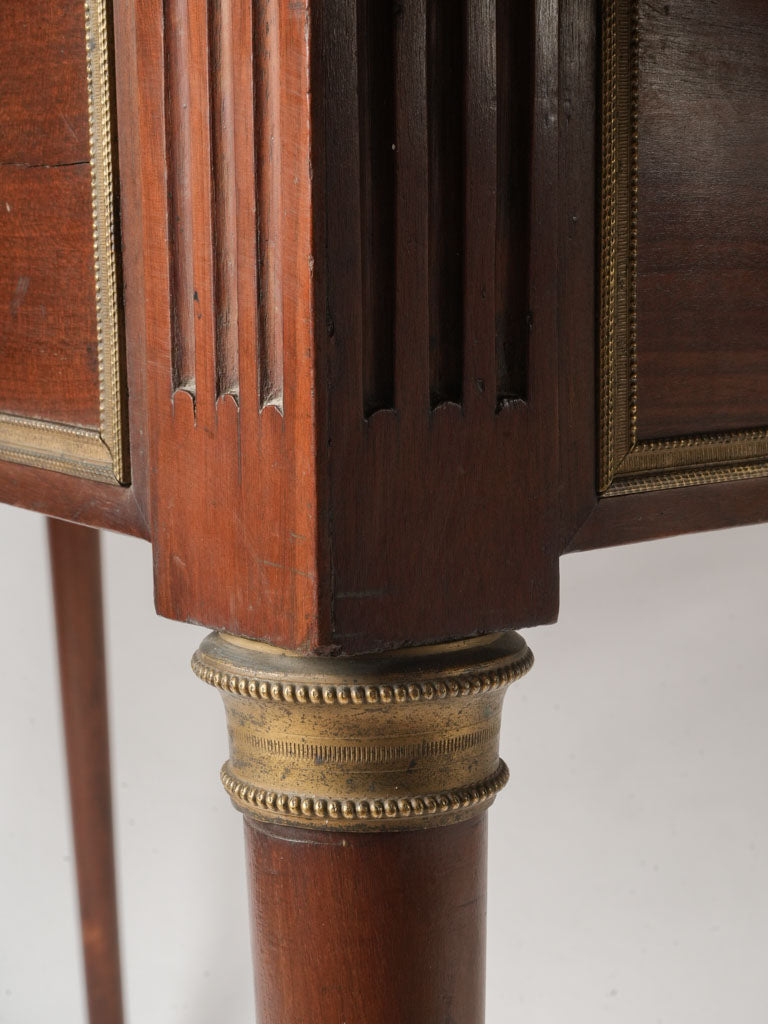 Warmly aged mahogany desk  