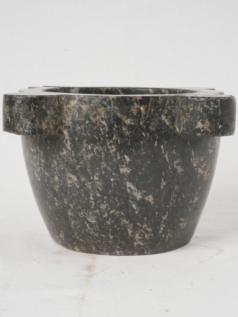 Classy black marble herb grinder